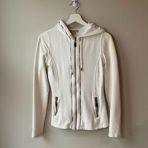 Burberry White Casual Jacket Small